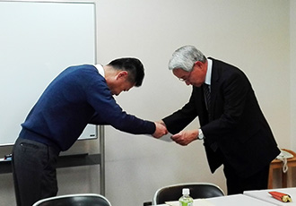 賛助会員感謝状
